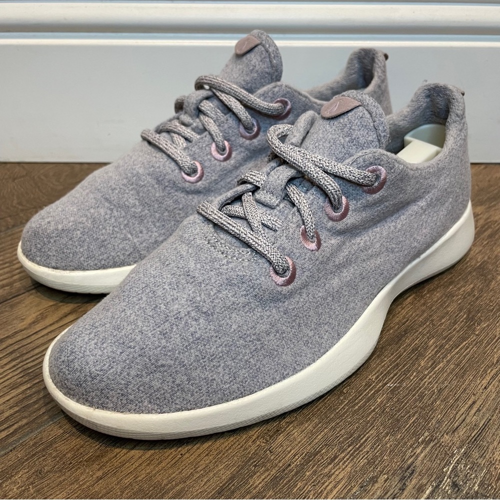 Allbirds x Outdoor Voices Collaboration OV SF Grey Woolrunners Size W8 - Picture 10 of 10